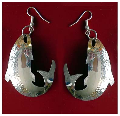 Earrings on Red!